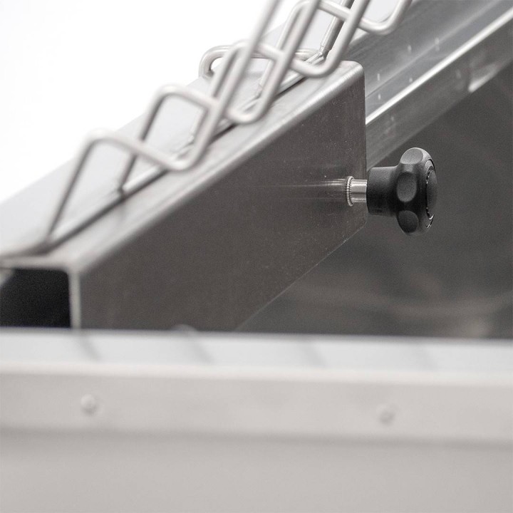 Stół wielofunkcyjny 1000 mm, ocieplany z podgrzewanym dnem i pokrywą grzejną ocieplaną na zawiasach z siłownikami