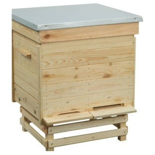 Ul Dadant drewniany - leżak (ramki, daszek, stołek) - 9014