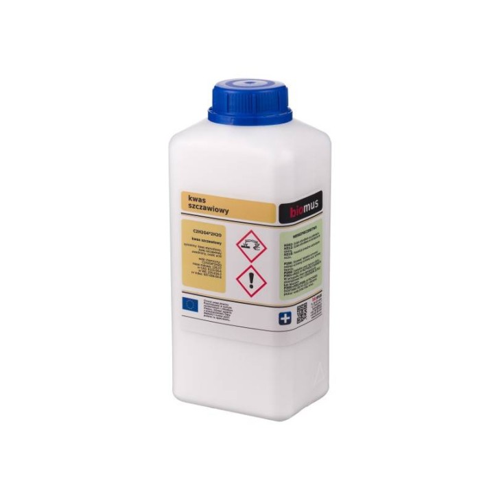 KWAS SZCZAWIOWY 1kg BIOMUS czyszczenie i renowacja drewna tarasu - OCH7