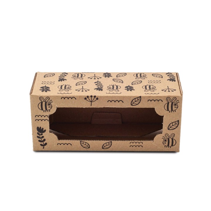 Pudełko Ozdobne na 3 słoiki 35 ml (10szt) – P20a