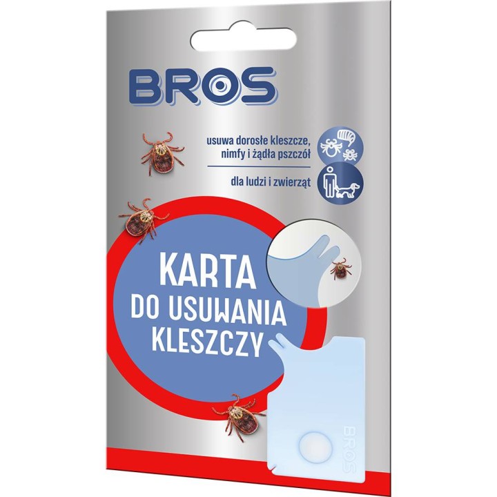 BROS - karta do usuwania kleszczy - BR2026