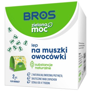 BROS - Zielona Moc lep na muszki owocówki 2 szt. - BR1824A