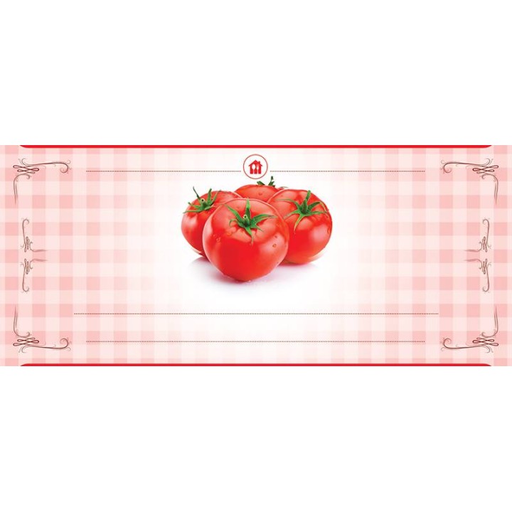 Etykiety na przetwory - pomidory (50szt) - EZ21