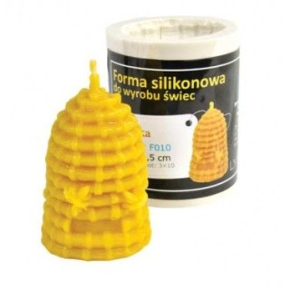 Silikonowa forma na świece - Kószka - 7,5cm  - wzór F010