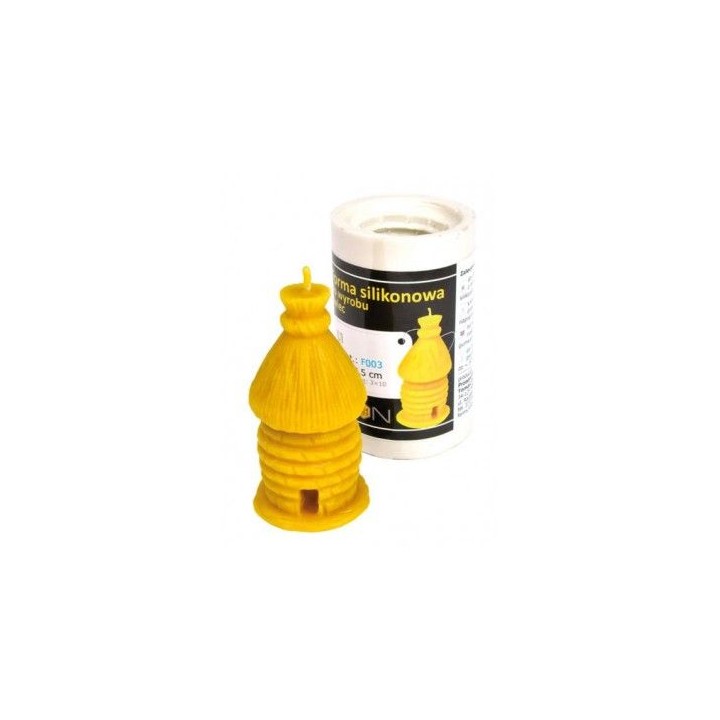 Silikonowa forma na świece - Ul - 9,5 cm - wzór F003