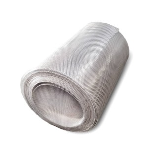 Siatka Pszczelarska Aluminiowa Do Dennic 420mm Oczko (8x4) Walcowana/Gładka 1 metr bieżący, 0,42 m2 - SIAT1