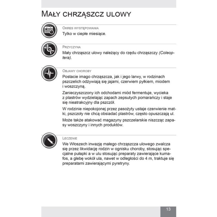 Książka "Choroby i szkodniki pszczoły miodnej" (Paweł Chorbiński)  - K132