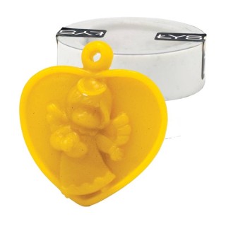 Silikonowa forma na świece - Aniołek z serduszkiem zawieszka - wzór FS434