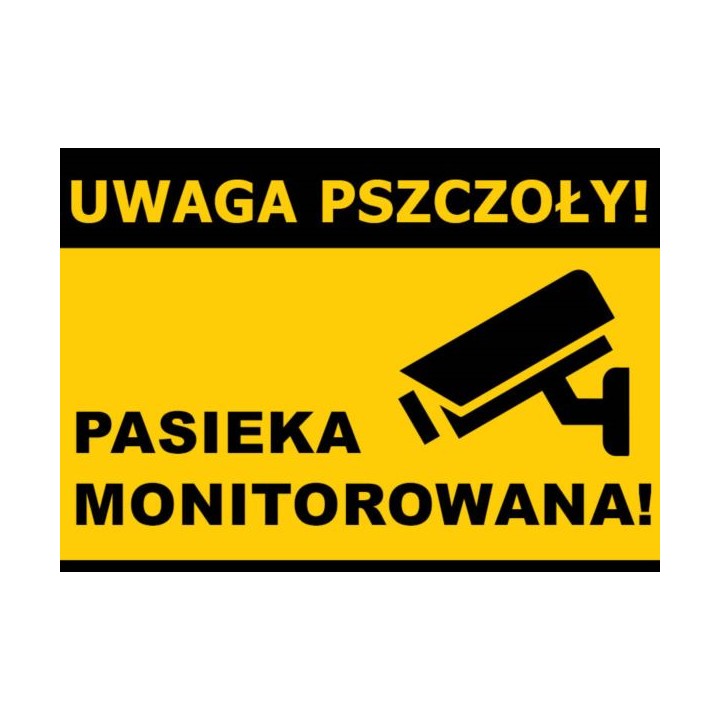 Duża tablica ostrzegawcza PCV - wzór F329