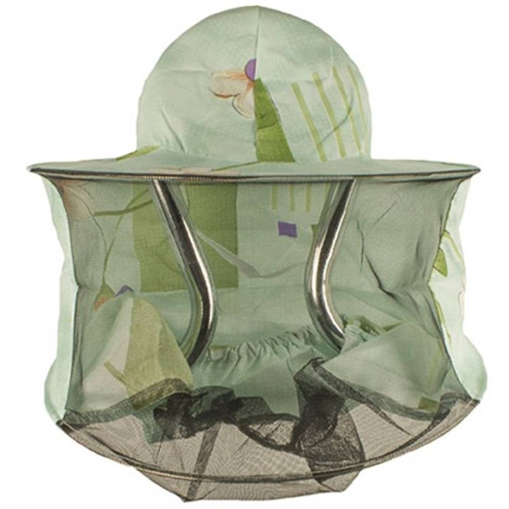 Kapelusz pszczelarski (płótno z tyłu, gumka) - kolorowy - 60420