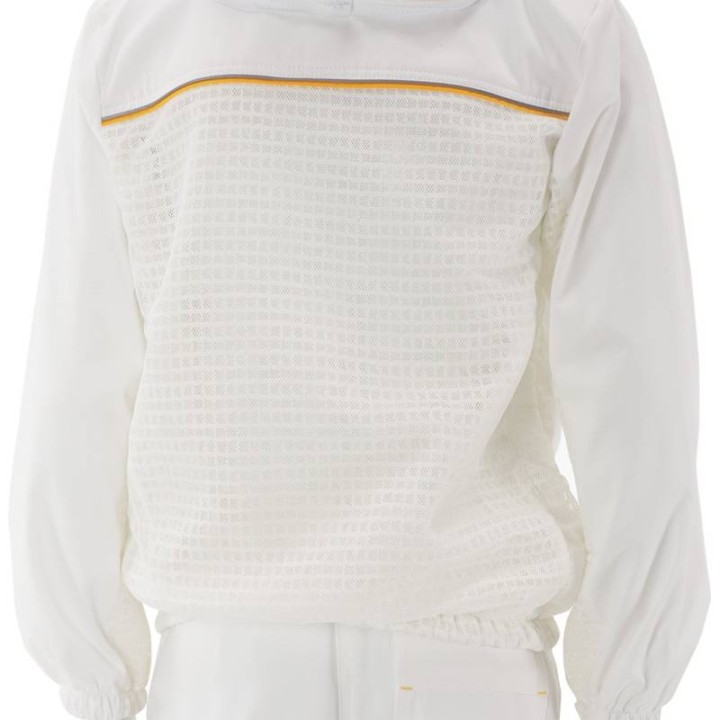 Bluza rozpinana z siatki (siatka z tyłu) z kapeluszem - M6030