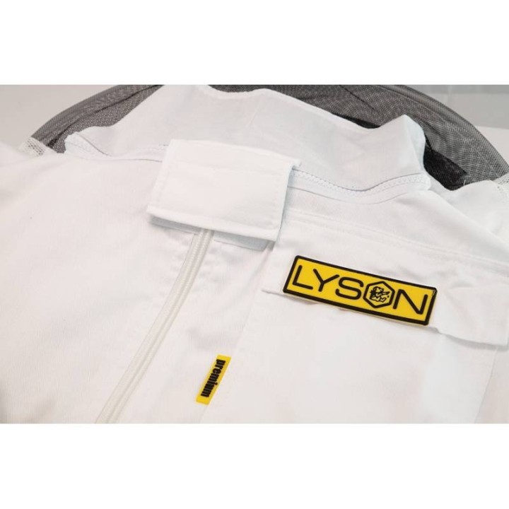 Bluza rozpinana z siatki (siatka z tyłu) z kapeluszem - M6030