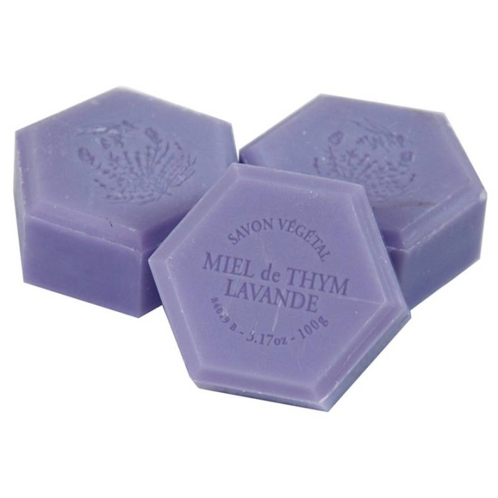 Francuskie mydło mydełko miodowe z lawendą (1szt) - wzór B39