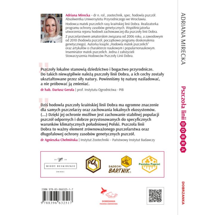 Książka "Pszczoła linii Dobra" (Adriana Mirecka) - K295
