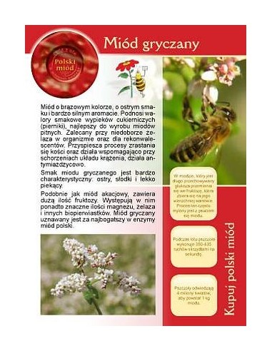 Broszurka informacyjna o miodzie - miód...