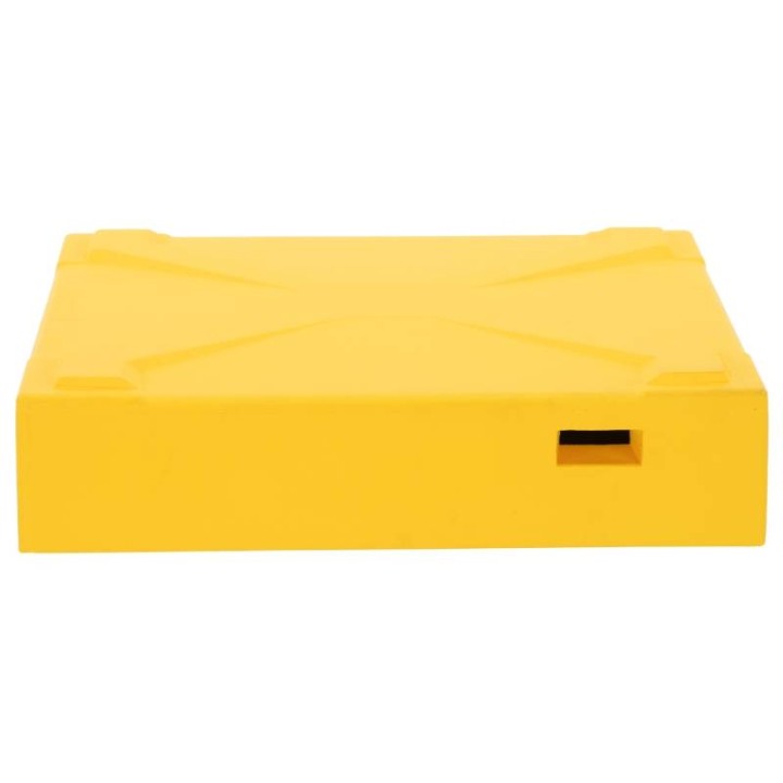 Daszek wysoki, Dadant, Langstroth, wielkopolski 12-ramkowy, Apipol z wentylacją, malowany (żółty) - CLASSIC - W1015C