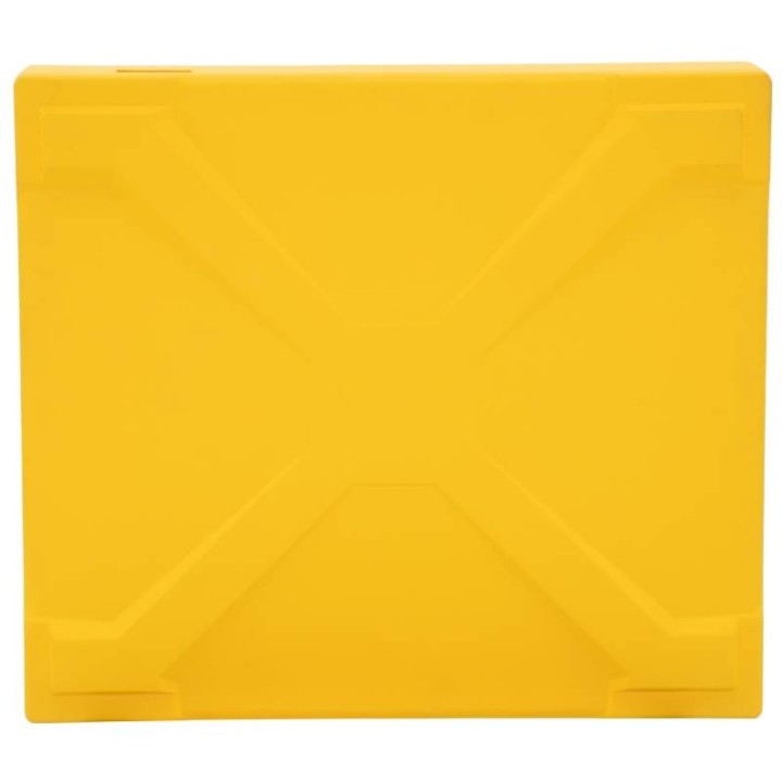 Daszek wysoki, Dadant, Langstroth, wielkopolski 12-ramkowy, Apipol z wentylacją, malowany (żółty) - CLASSIC - W1015C