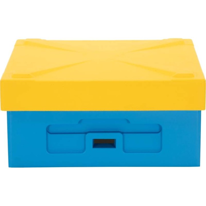 Daszek niski Wielkopolski, Ostrowskiej z wentylacją, malowany (żółty) - CLASSIC - W1031C