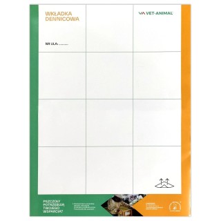 Wkładka dennicowa do kontroli osypu warrozy 45x34 cm - VITA30