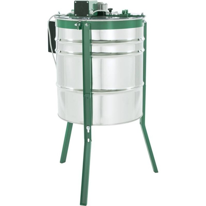 Miodarka diagonalna 4-ramkowa Ø525 mm, ramka: WIELKOPOLSKA, LANGSTROTH, elektr.ECO 200W – SPECIAL - SN_531