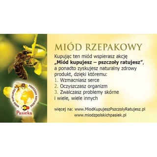 Ulotki o miodzie "Miód rzepakowy" (20szt) - U76