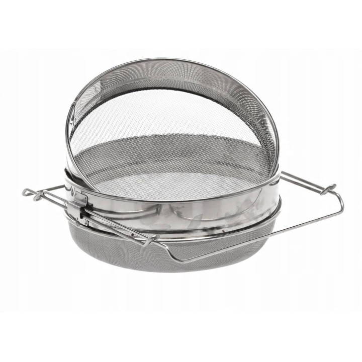 Sito nierdzewne, podwójne do miodu 24cm - 5740