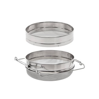 Sito nierdzewne, podwójne do miodu 24cm - 5740