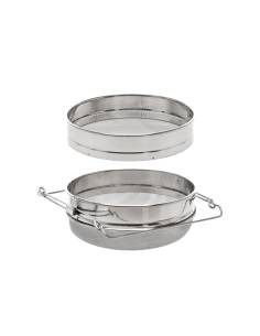 Sito nierdzewne, podwójne do miodu 24cm - 5740