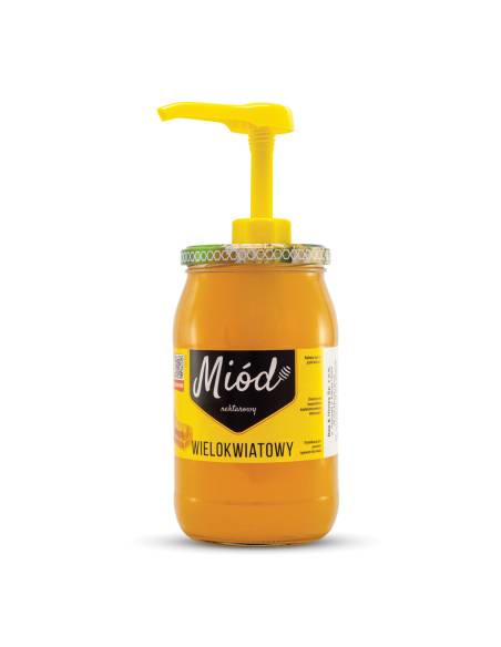 Dozownik DUŻY pompka do miodu z nakrętką fi 82mm - DOZ12