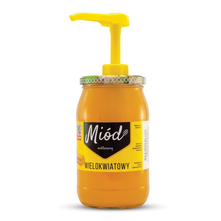 Dozownik DUŻY do miodu z nakrętką fi 82mm - DOZ12