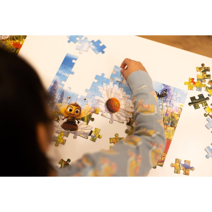 PUZZLE dla dzieci PSZCZÓŁKA - 32x32 cm 100 elementów - PUZ1