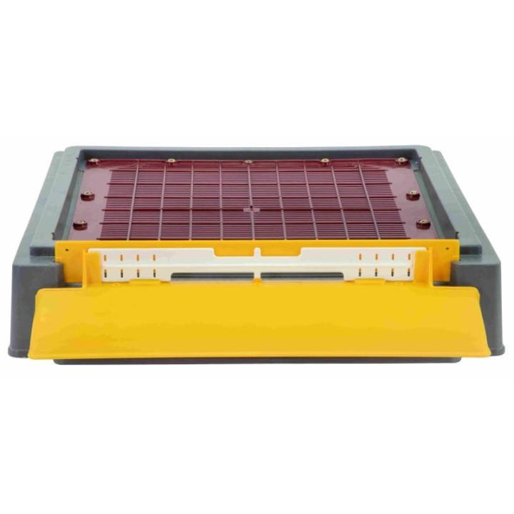 Wylotek z zatyczką do dennic plastikowych i styropianowych Łysoń - plastikowy, kolor żółty - 3149_Z