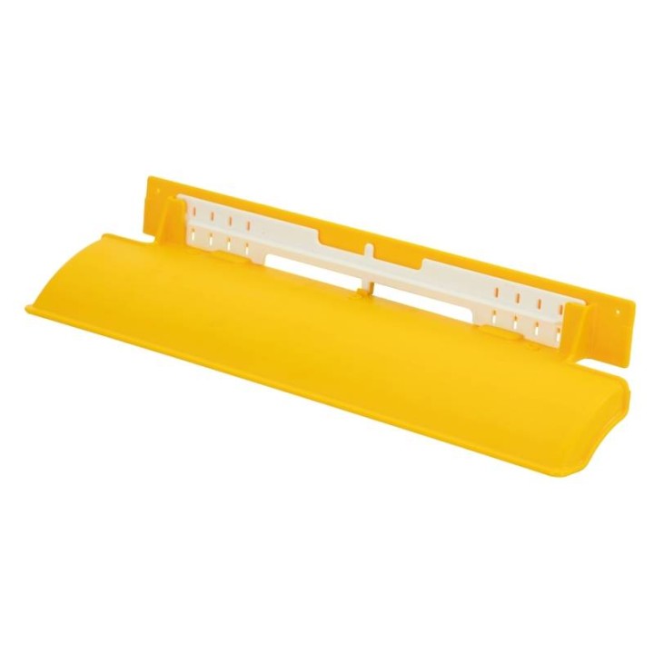 Wylotek z zatyczką do dennic plastikowych i styropianowych Łysoń - plastikowy, kolor żółty - 3149_Z