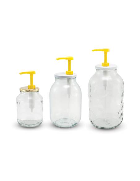 Dozownik DUŻY pompka do miodu z nakrętką fi 82mm - DOZ12