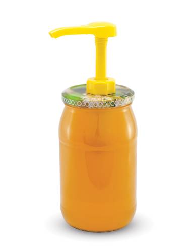 Dozownik DUŻY pompka do miodu z nakrętką fi...