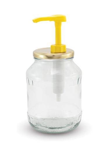 Dozownik DUŻY pompka do miodu z nakrętką fi...