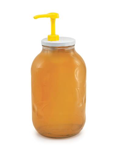Dozownik DUŻY pompka do miodu z nakrętką fi...