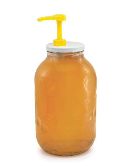 Dozownik DUŻY pompka do miodu z nakrętką fi 82mm - DOZ12