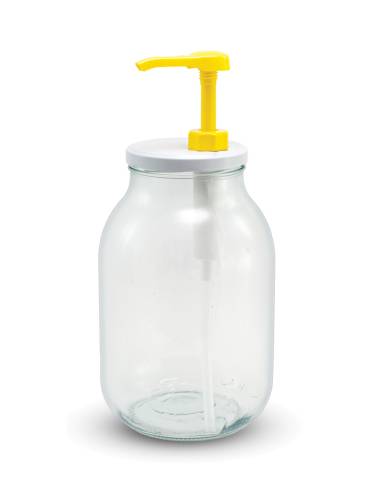 Dozownik DUŻY pompka do miodu z nakrętką fi...