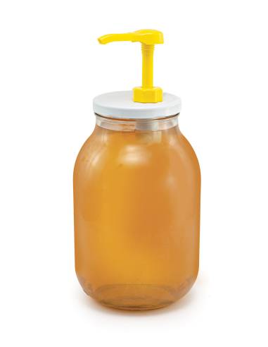 Dozownik DUŻY pompka do miodu z nakrętką fi...