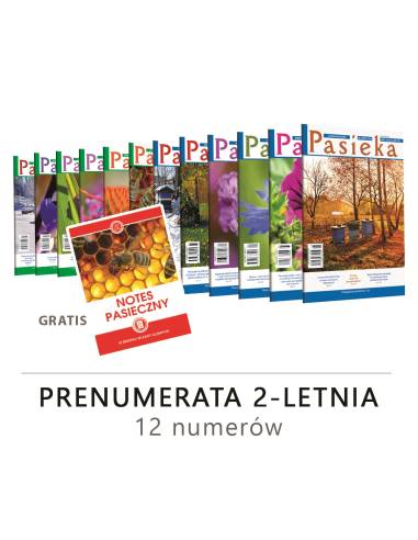 Prenumerata 2-letnia Pasieka od 1/2026 + notes...