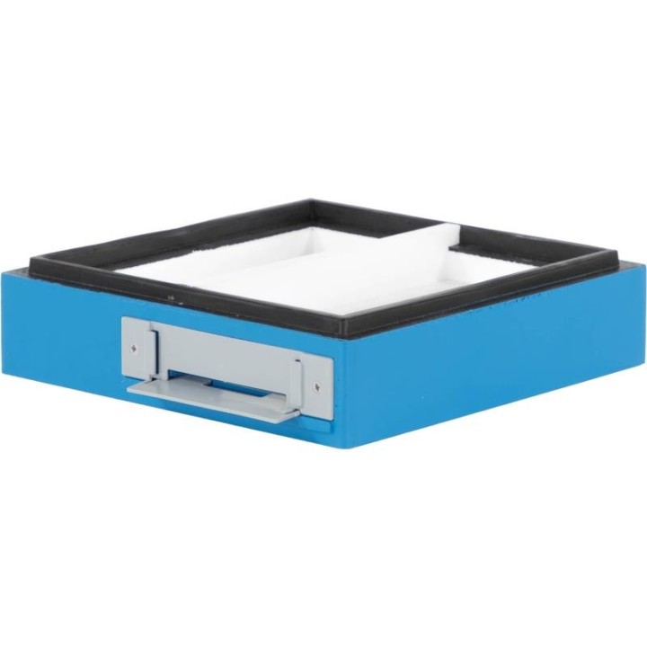 Mini ul Dadant CLASSIC na ramki modułowe, wys. 145 mm, malowany (niebieski) - W13_UC_N