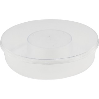 Podkarmiaczka plastikowa okrągła 1 l-zestaw kołpak + pokrywka - wzór SN_66/A