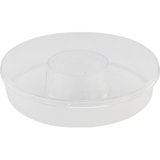 Podkarmiaczka plastikowa okrągła 1,5 l-zestaw kołpak + pokrywka - wzór SN_66/B