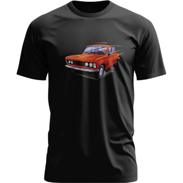 T-shirt czarny FIAT