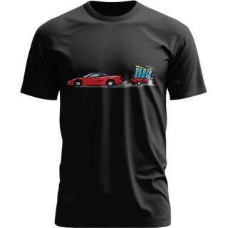 T-shirt czarny HONDA