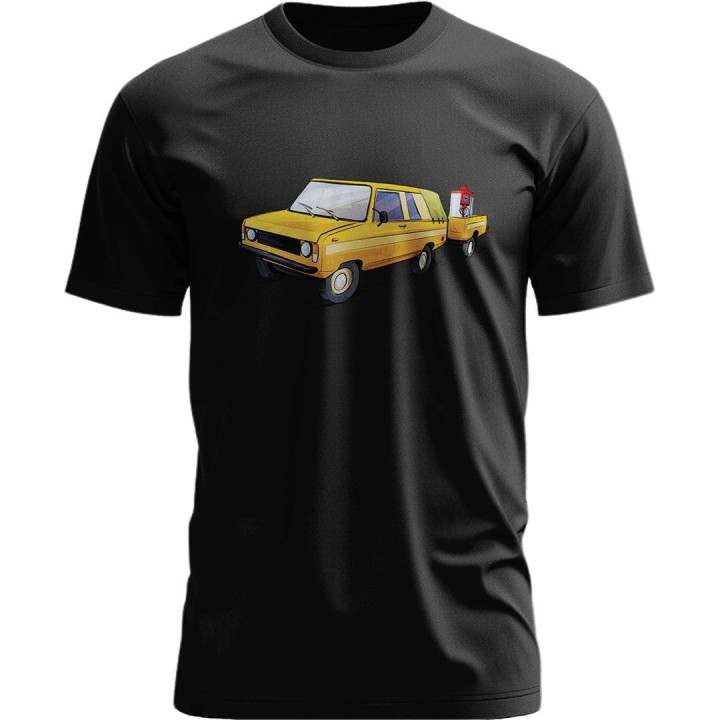 T-shirt czarny TARPAN