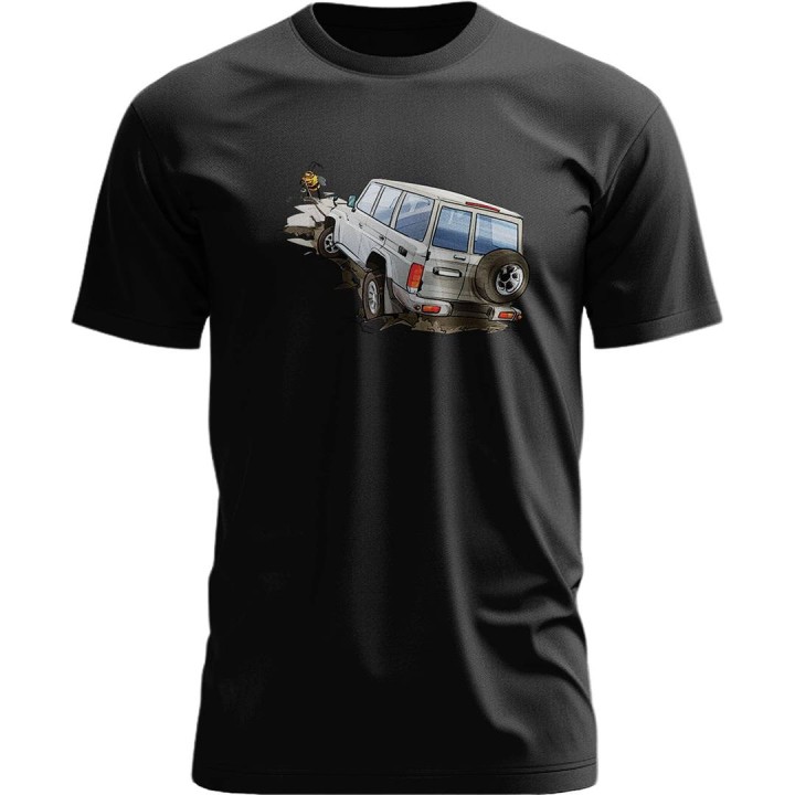 T-shirt czarny TOYOTA