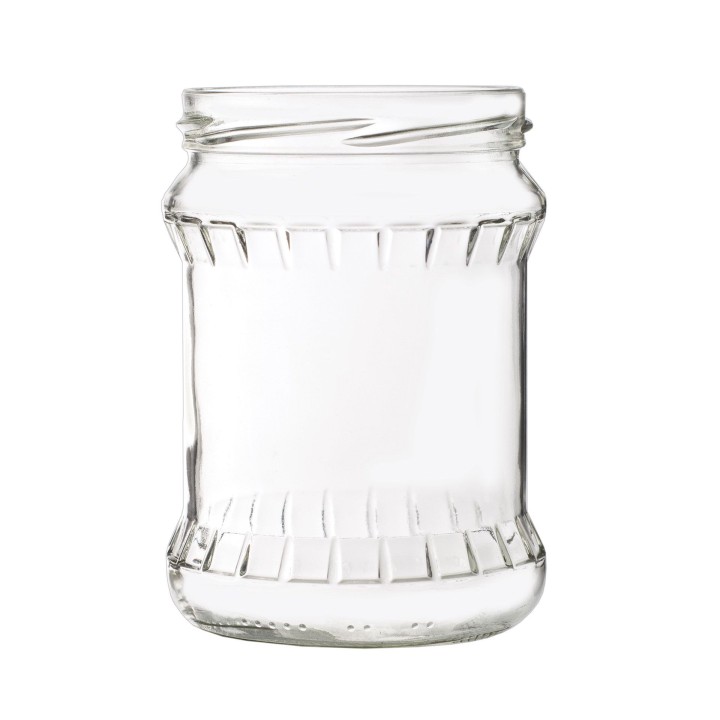 Słoiki 500 ml 0,5L na miód i przetwory  (zgrzewka8 szt) - wzór A9zgrz