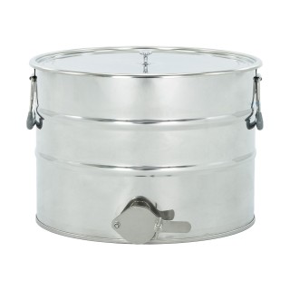 Odstojnik nierdzewny 30 l / ~40 kg, zawór nierdzewny 6/4", uchwyty  – CLASSIC